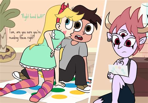 Diaz fails to scare some kids with his haunted house, Star and Janna summon Hungry Larry, reputed to be a very scary spirit, to haunt the house. . Rule 34 star vs the forces of evil